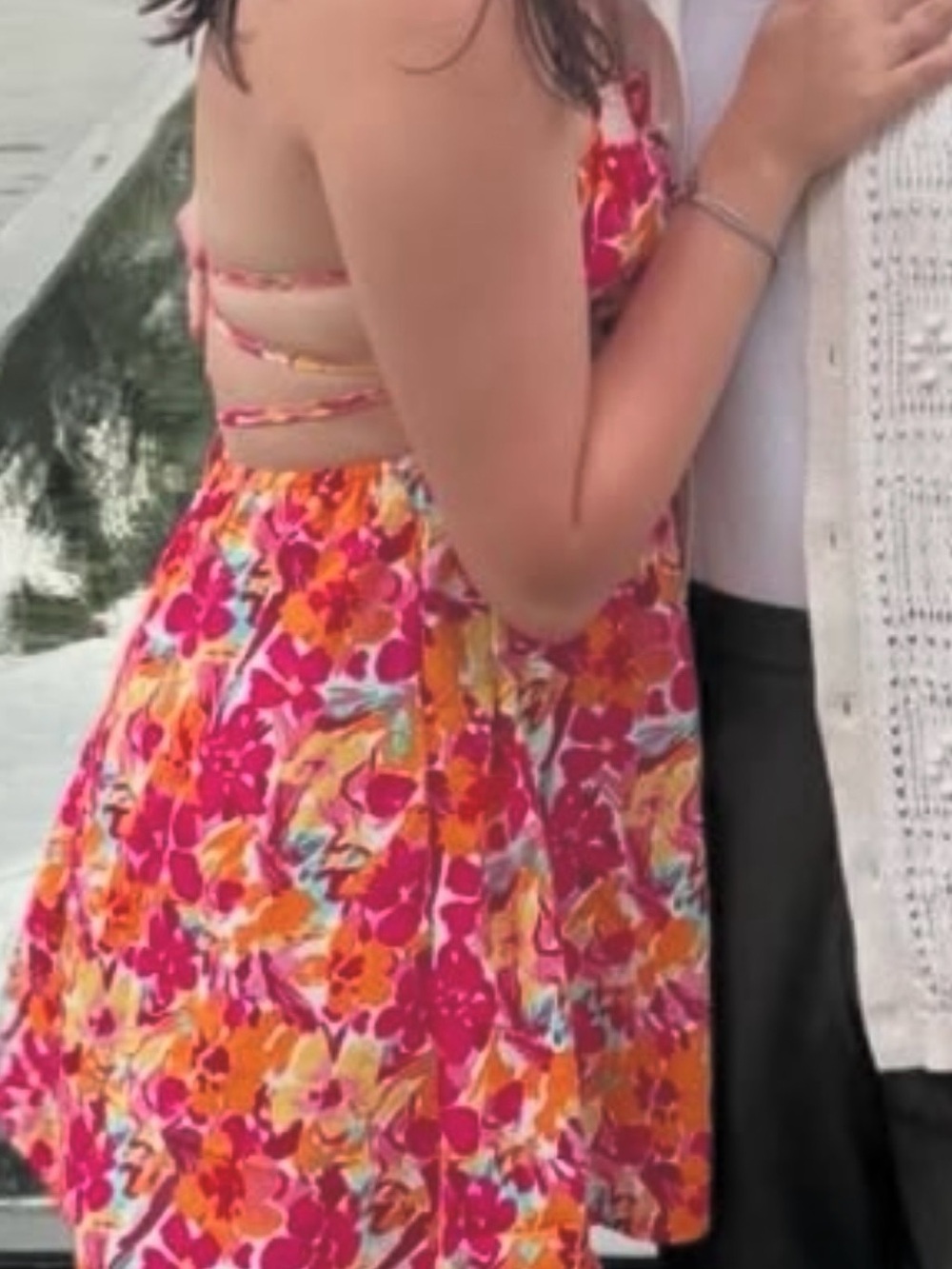 Floral dress short